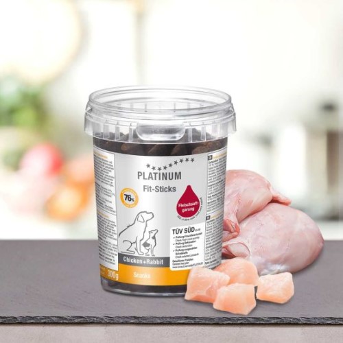 Platinum Fit-Sticks Chicken + Rabbit - Kura + Králik tyčinky